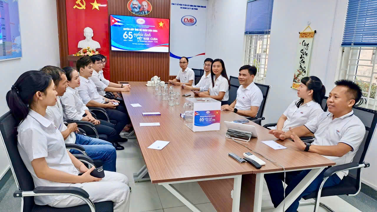 CMB – TỔ CHỨC LỄ ỦNG HỘ NHÂN DÂN CUBA
