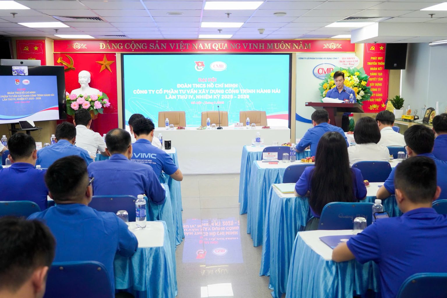 ĐẠI HỘI ĐOÀN TNCS HỒ CHÍ MINH CÔNG TY CỔ PHẦN TƯ VẤN XÂY DỰNG CÔNG TRÌNH HÀNG HẢI LẦN THỨ IV, NHIỆM KỲ 2025 – 2030