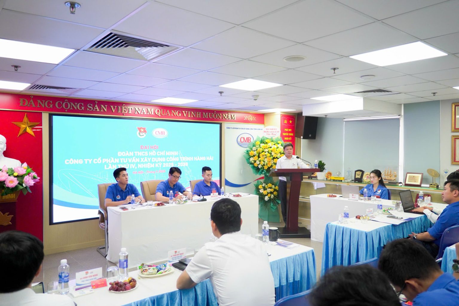 ĐẠI HỘI ĐOÀN TNCS HỒ CHÍ MINH CÔNG TY CỔ PHẦN TƯ VẤN XÂY DỰNG CÔNG TRÌNH HÀNG HẢI LẦN THỨ IV, NHIỆM KỲ 2025 – 2030