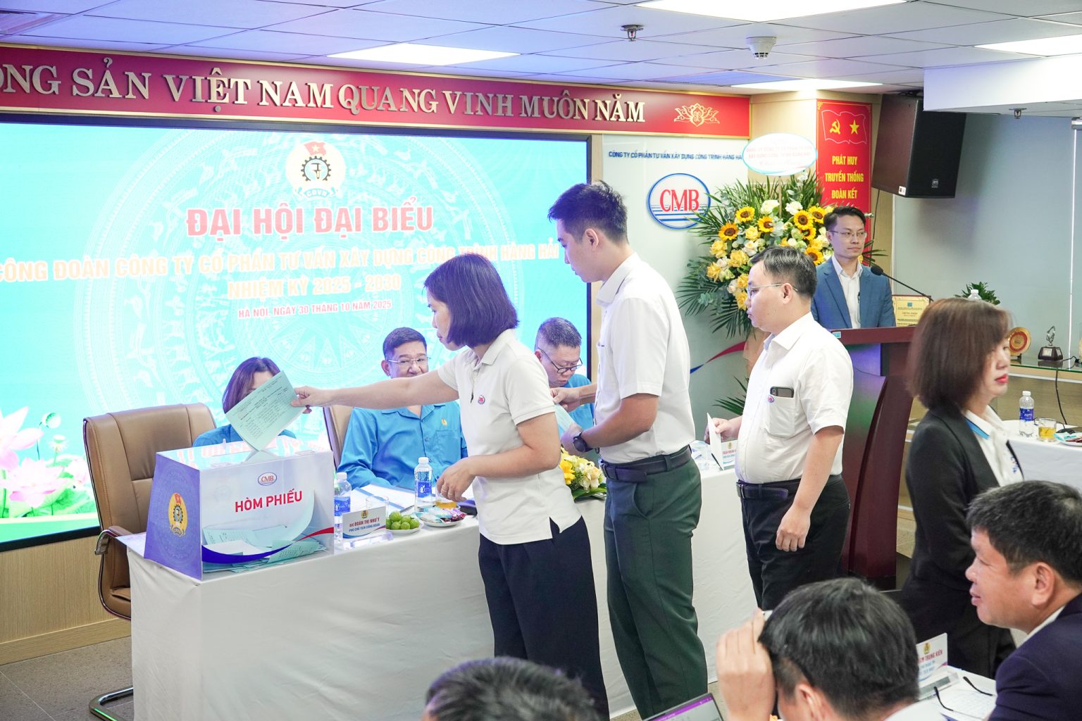 CMB – TỔ CHỨC ĐẠI HỘI CÔNG ĐOÀN NHIỆM KỲ 2025-2030