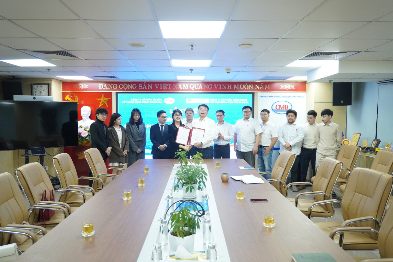 CMB – KÍ KẾT HỢP TÁC VỚI CÔNG TY CỔ PHẦN CÔNG NGHỆ TRÍ TUỆ NHÂN TẠO CES GLOBAL