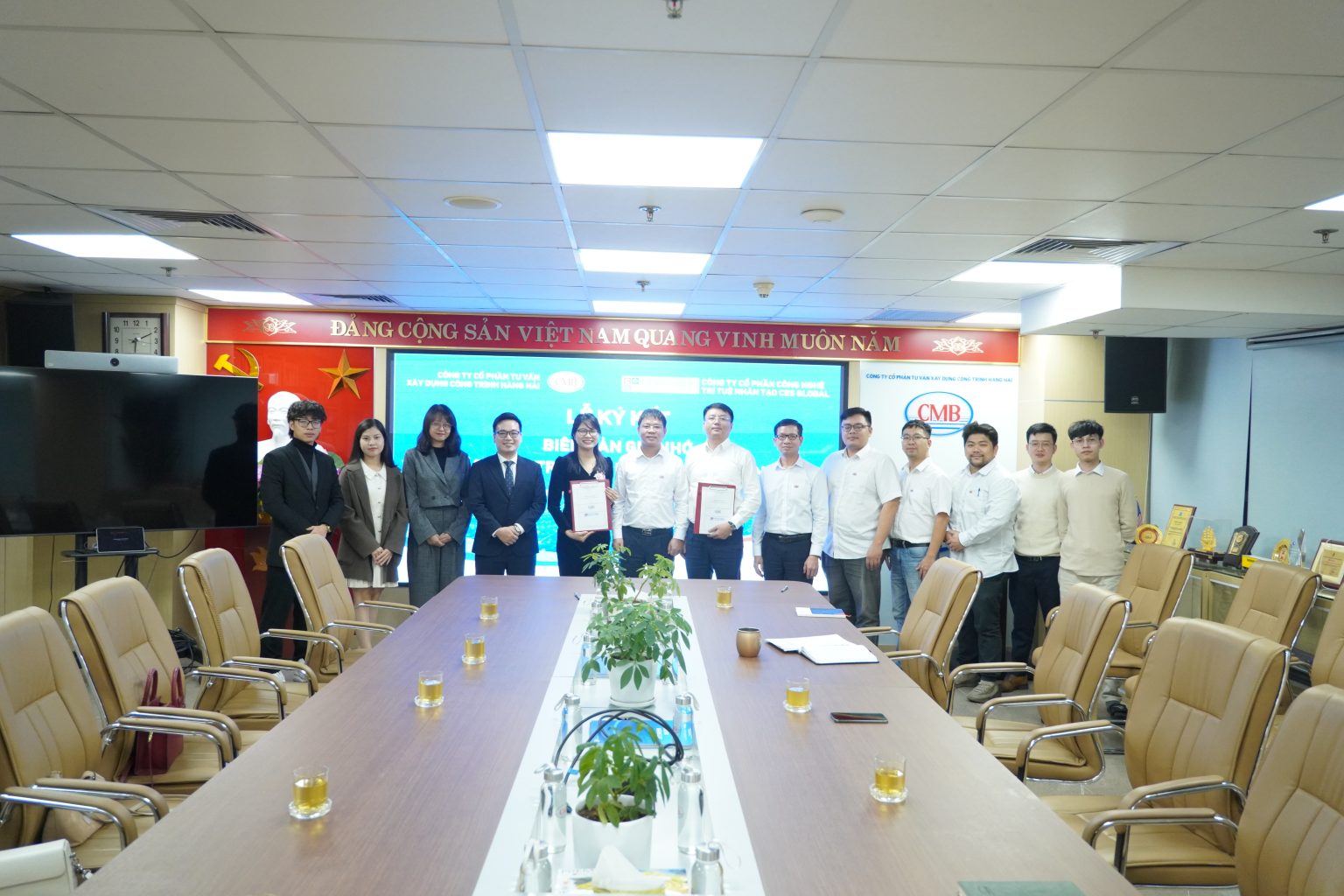 CMB – KÍ KẾT HỢP TÁC VỚI CÔNG TY CỔ PHẦN CÔNG NGHỆ TRÍ TUỆ NHÂN TẠO CES GLOBAL