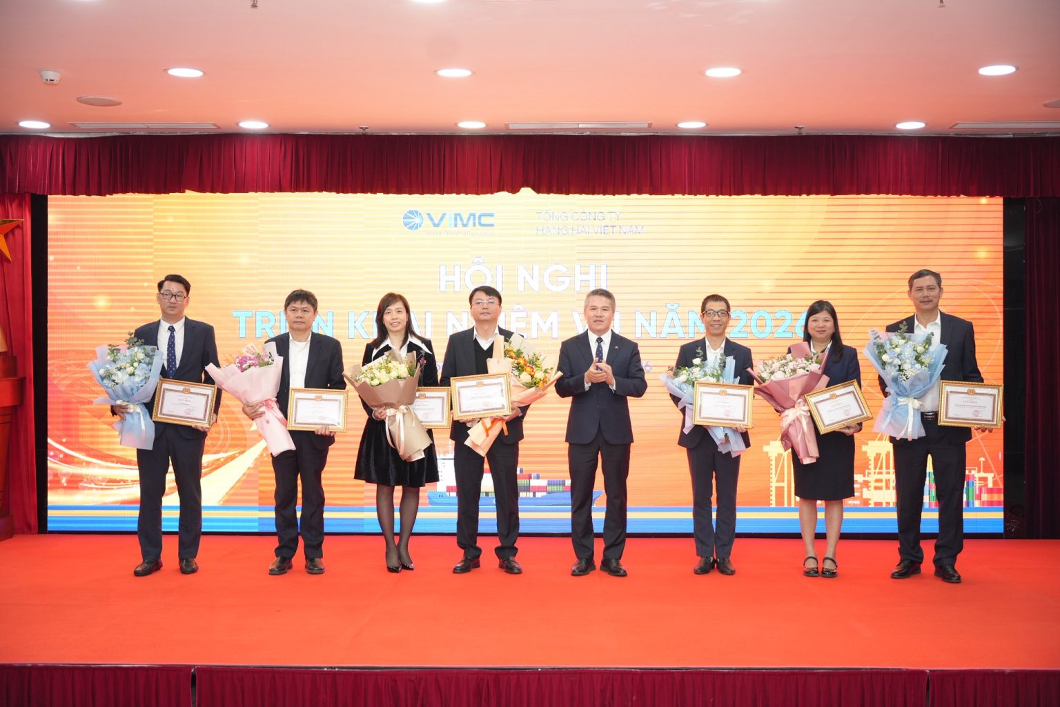 VINH DANH CÔNG TY CỔ PHẦN TƯ VẤN XÂY DỰNG CÔNG TRÌNH HÀNG HẢI TẠI HỘI NGHỊ TRIỂN KHAI KẾ HOẠCH NĂM 2026 CỦA TỔNG CÔNG TY HÀNG HẢI VIỆT NAM