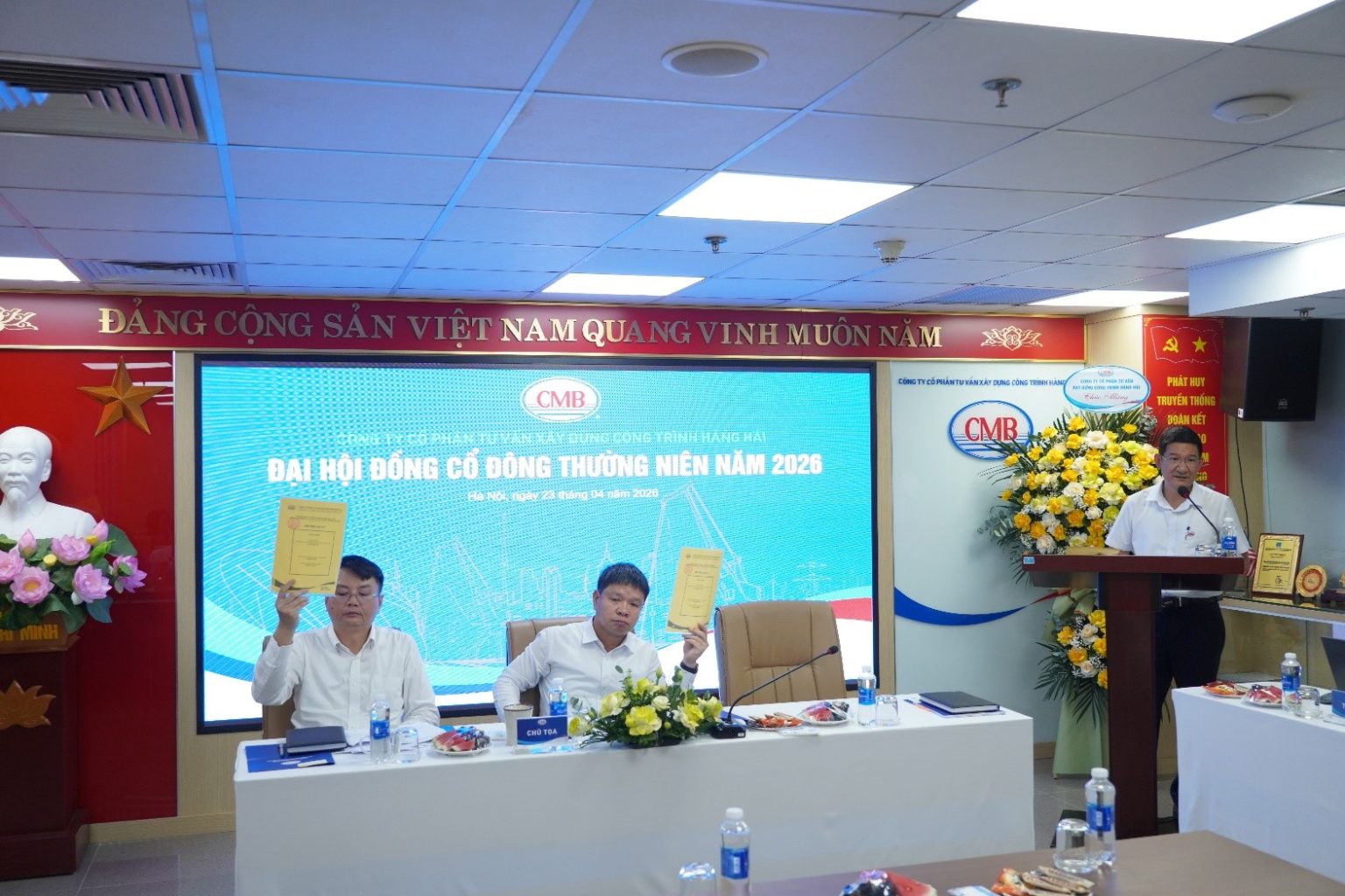 CMB TỔ CHỨC ĐẠI HỘI ĐỒNG CỔ ĐÔNG THƯỜNG NIÊN NĂM 2026