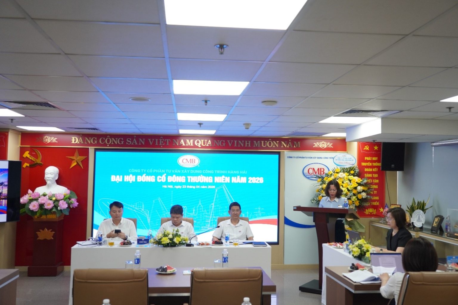 CMB TỔ CHỨC ĐẠI HỘI ĐỒNG CỔ ĐÔNG THƯỜNG NIÊN NĂM 2026