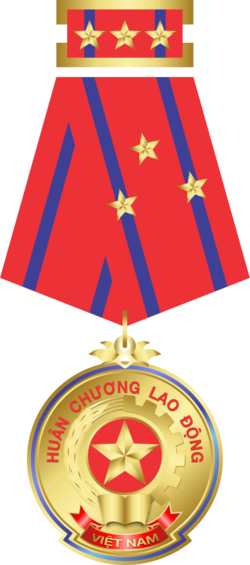 Huân chương Lao động
hạng nhất năm 2006, 2019