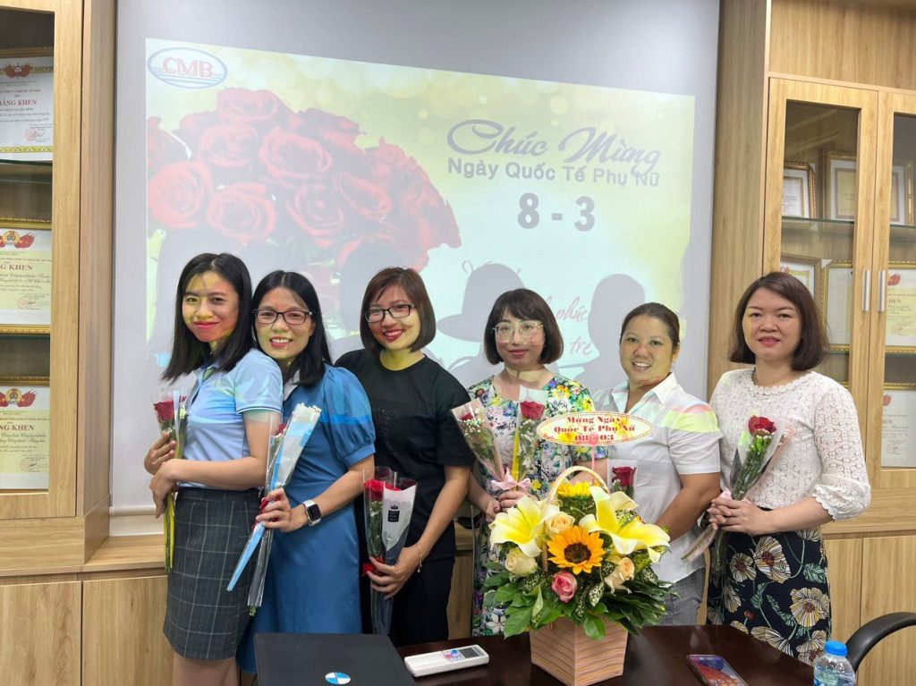 CÔNG TY CMB CHÚC MỪNG NGÀY QUỐC TẾ PHỤ NỮ 8/3