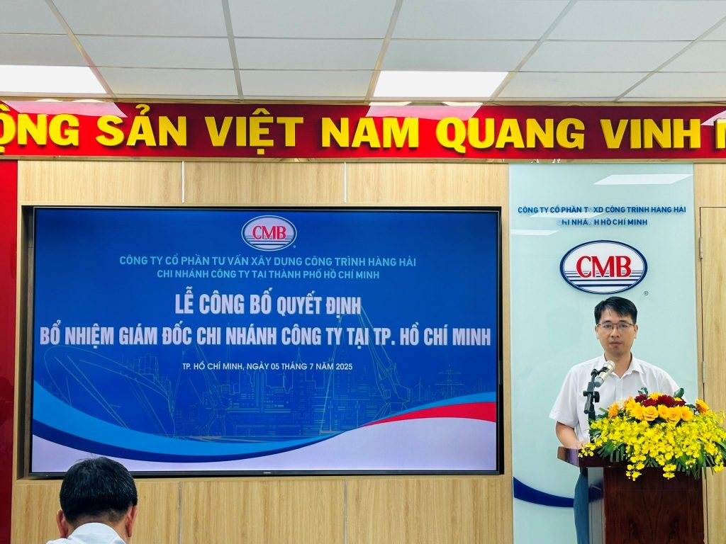 LỄ CÔNG BỐ QUYẾT ĐỊNH BỔ NHỆM GIÁM ĐỐC CHI NHÁNH CMB TẠI THÀNH PHỐ HỒ CHÍ MINH
