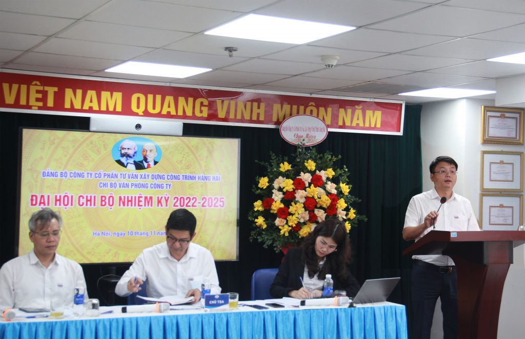 ĐẠI HỘI CHI BỘ VĂN PHÒNG NHIỆM KỲ 2022 – 2025