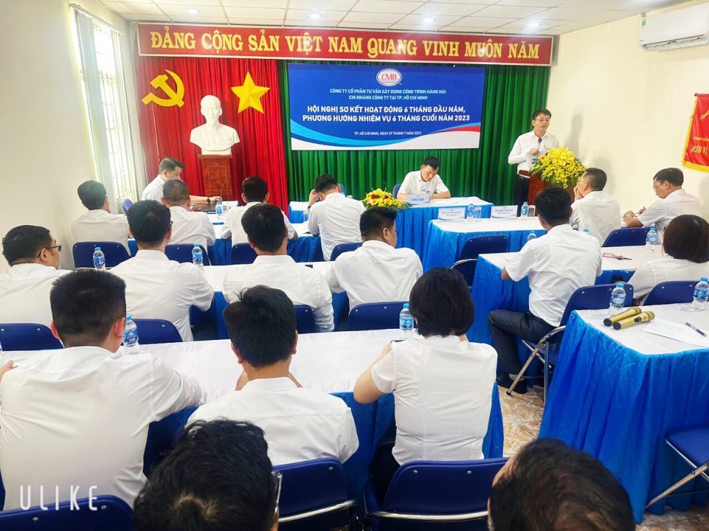 CHI NHÁNH CÔNG TY TẠI THÀNH PHỐ HỒ CHÍ MINH SƠ KẾT HOẠT ĐỘNG 6 THÁNG ĐẦU NĂM VÀ TRIỂN KHAI NHIỆM VỤ 6 THÁNG CUỐI NĂM 2023
