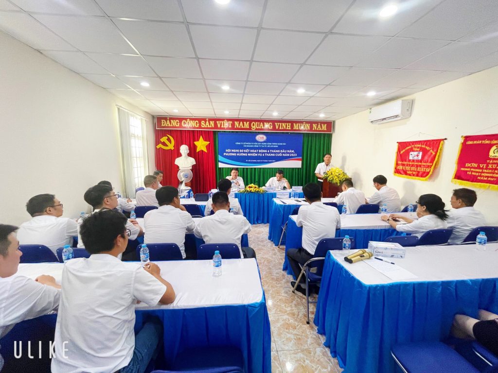 CHI NHÁNH CÔNG TY TẠI THÀNH PHỐ HỒ CHÍ MINH SƠ KẾT HOẠT ĐỘNG 6 THÁNG ĐẦU NĂM VÀ TRIỂN KHAI NHIỆM VỤ 6 THÁNG CUỐI NĂM 2023