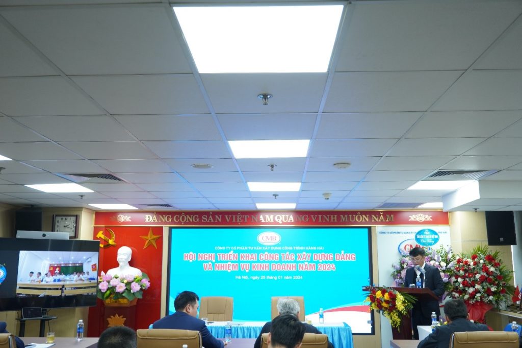 CMB TỔ CHỨC HỘI NGHỊ TRIỂN KHAI CÔNG TÁC XÂY DỰNG ĐẢNG VÀ NHIỆM VỤ KINH DOANH NĂM 2024