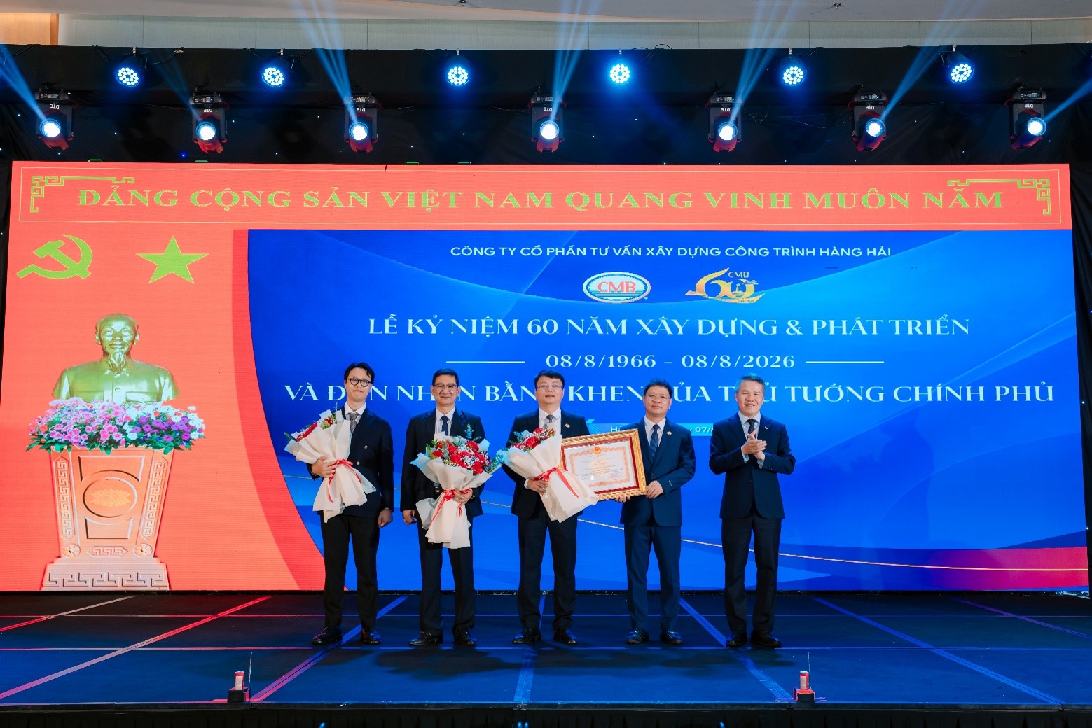 CMB – KỶ NIỆM 60 NĂM THÀNH LẬP VÀ ĐÓN NHẬN BẰNG KHEN CỦA THỦ TƯỚNG CHÍNH PHỦ